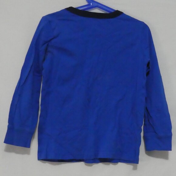 CARTER'S | size 5 | Blue Long Sleeve Graphic Tee / T-Shirt | Baseball Theme - Picture 3 of 15
